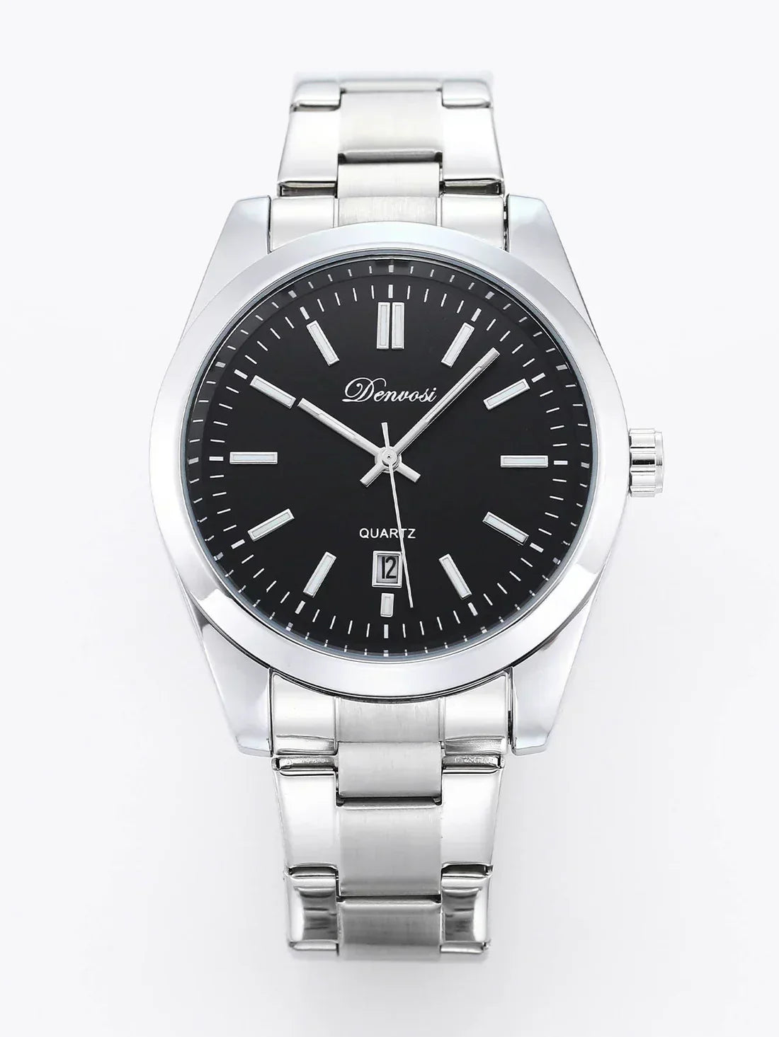 ChronoSteel – Herren-Quarzuhr aus Edelstahl mit Datumsanzeige