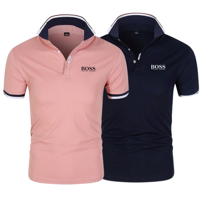 [KAUFEN SIE 1, BEKOMMEN SIE 2] 2er-Set Essential HB Poloshirts