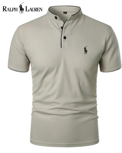 R&L™ Modernes Mandarin-Poloshirt