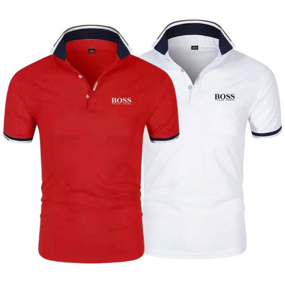 [KAUFEN SIE 1, BEKOMMEN SIE 2] 2er-Set Essential HB Poloshirts