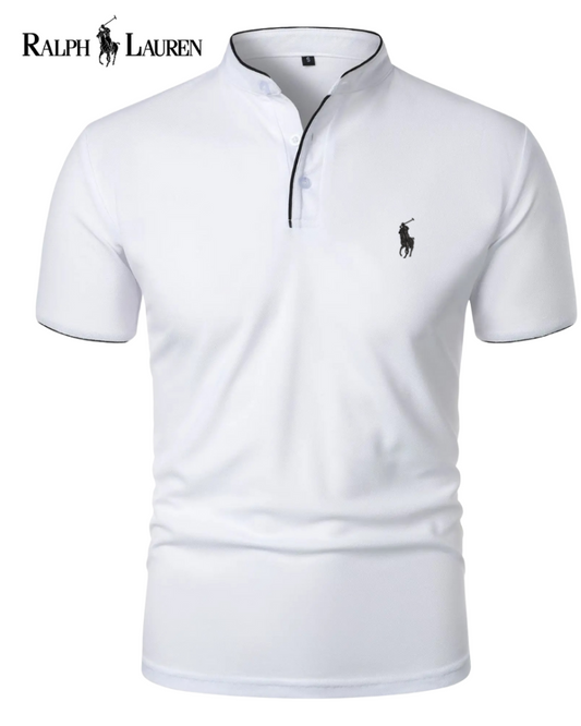 R&L™ Modernes Mandarin-Poloshirt