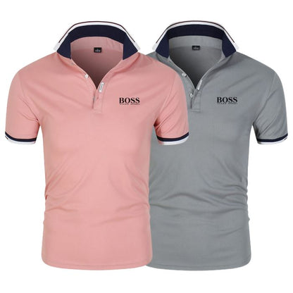[KAUFEN SIE 1, BEKOMMEN SIE 2] 2er-Set Essential HB Poloshirts