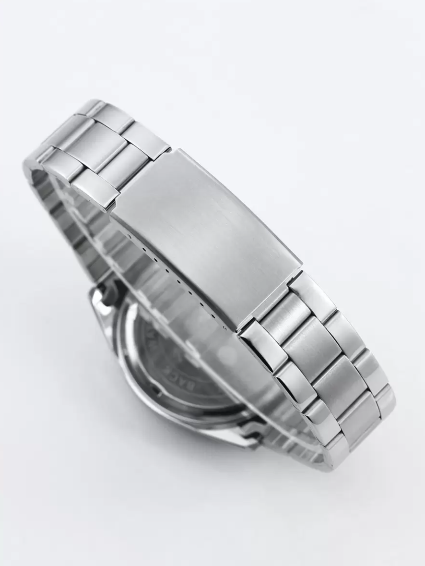 ChronoSteel – Herren-Quarzuhr aus Edelstahl mit Datumsanzeige