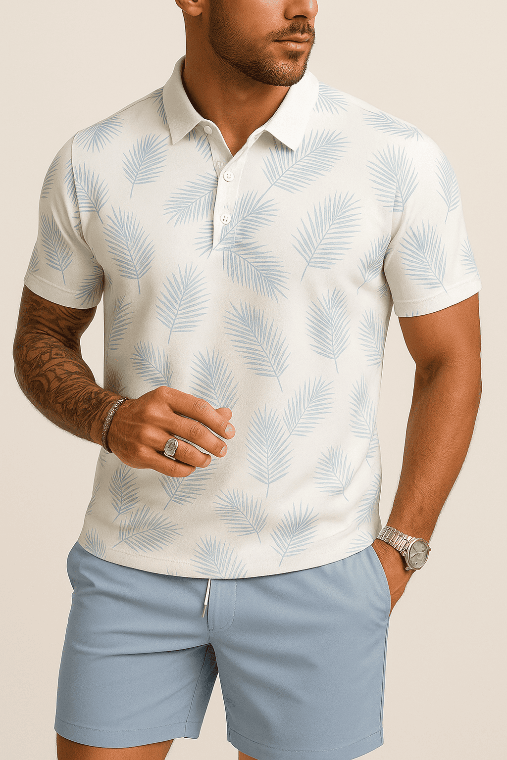 Palméno™ Zweiteiler Sommer Set – Elegantes 2-teiliges Outfit für Herren