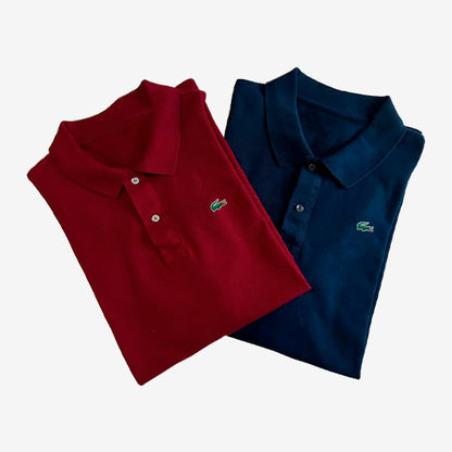[KAUFEN SIE 1, BEKOMMEN SIE 2] 2er-Set Essential LC Poloshirts