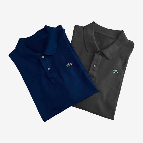 [KAUFEN SIE 1, BEKOMMEN SIE 2] 2er-Set Essential LC Poloshirts