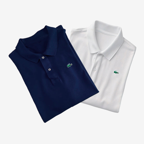 [KAUFEN SIE 1, BEKOMMEN SIE 2] 2er-Set Essential LC Poloshirts