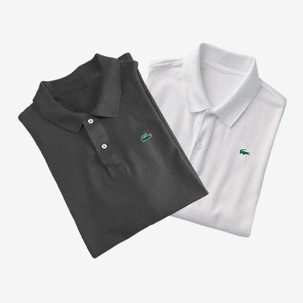 [KAUFEN SIE 1, BEKOMMEN SIE 2] 2er-Set Essential LC Poloshirts