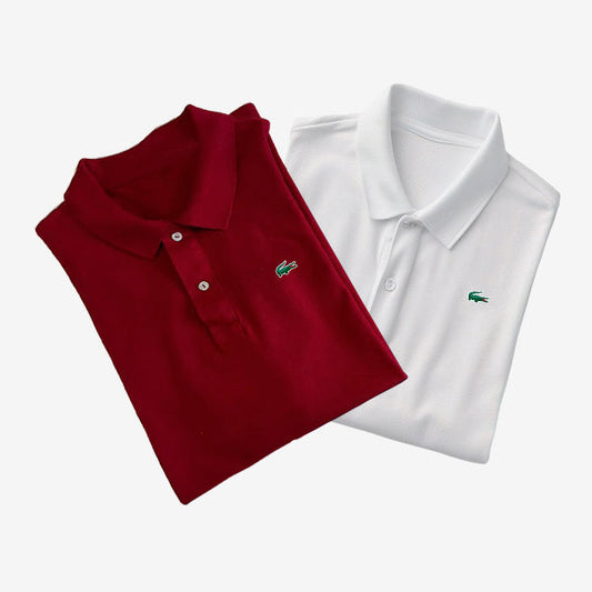 [KAUFEN SIE 1, BEKOMMEN SIE 2] 2er-Set Essential LC Poloshirts