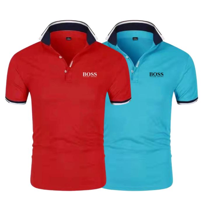[KAUFEN SIE 1, BEKOMMEN SIE 2] 2er-Set Essential HB Poloshirts
