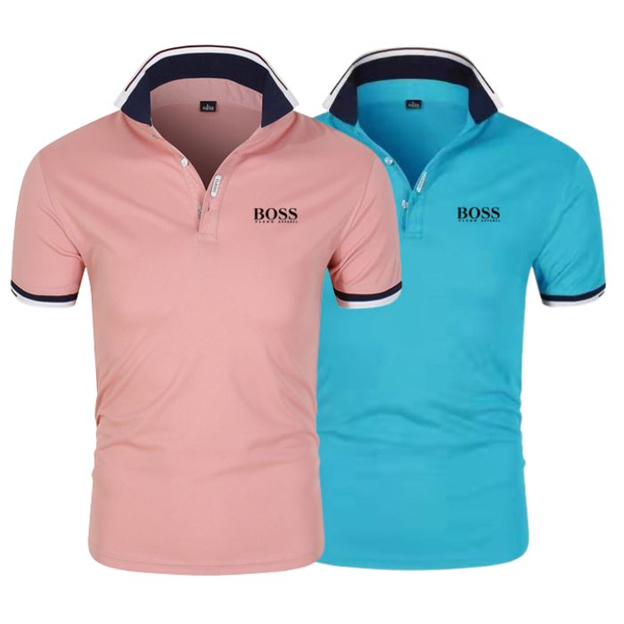 [KAUFEN SIE 1, BEKOMMEN SIE 2] 2er-Set Essential HB Poloshirts