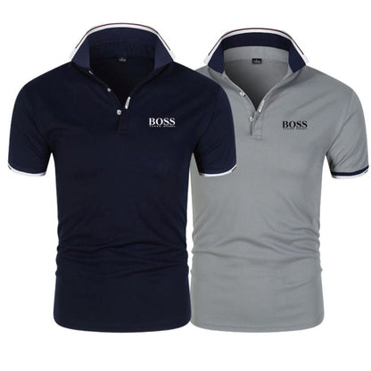 [KAUFEN SIE 1, BEKOMMEN SIE 2] 2er-Set Essential HB Poloshirts