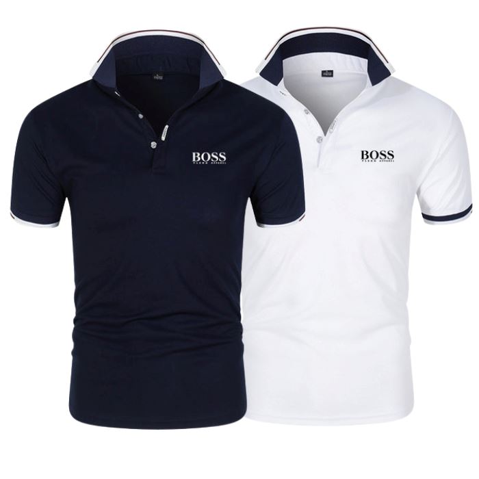 [KAUFEN SIE 1, BEKOMMEN SIE 2] 2er-Set Essential HB Poloshirts